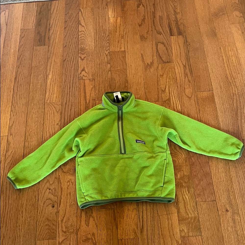 Patagonia Lime Green Fleece Jacket